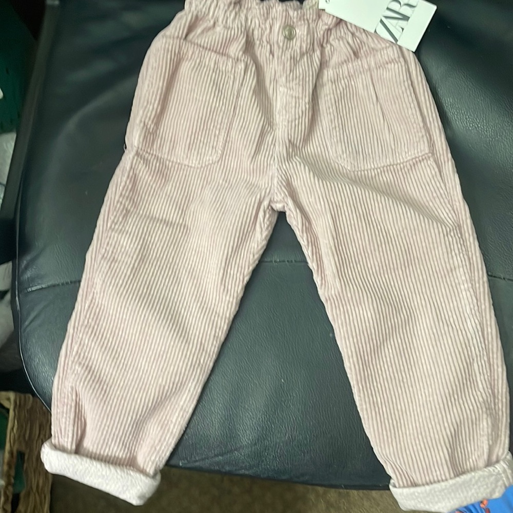 NWT Zara pant 2-3 years pink